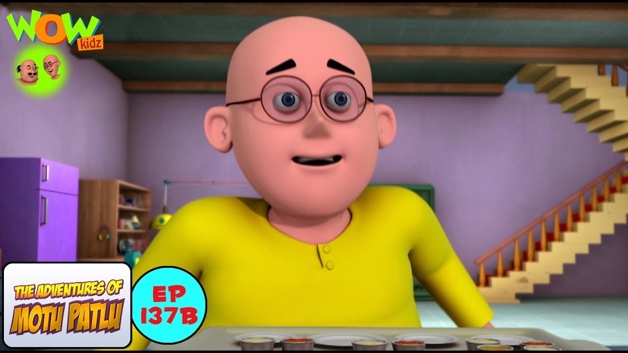 Motu Patlu Cartoons In Hindi   Animated cartoon  Bhukkad Patlu  Wow Kidz