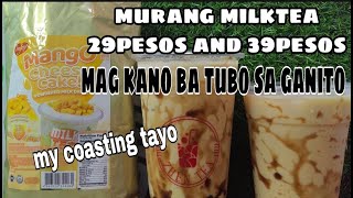 29pesos and 39pesos milktea Mango Cheese Cake #injoy #murangmilktea 29pesos and 39pesos milktea Mango Cheese Cake #injoy #murangmilktea