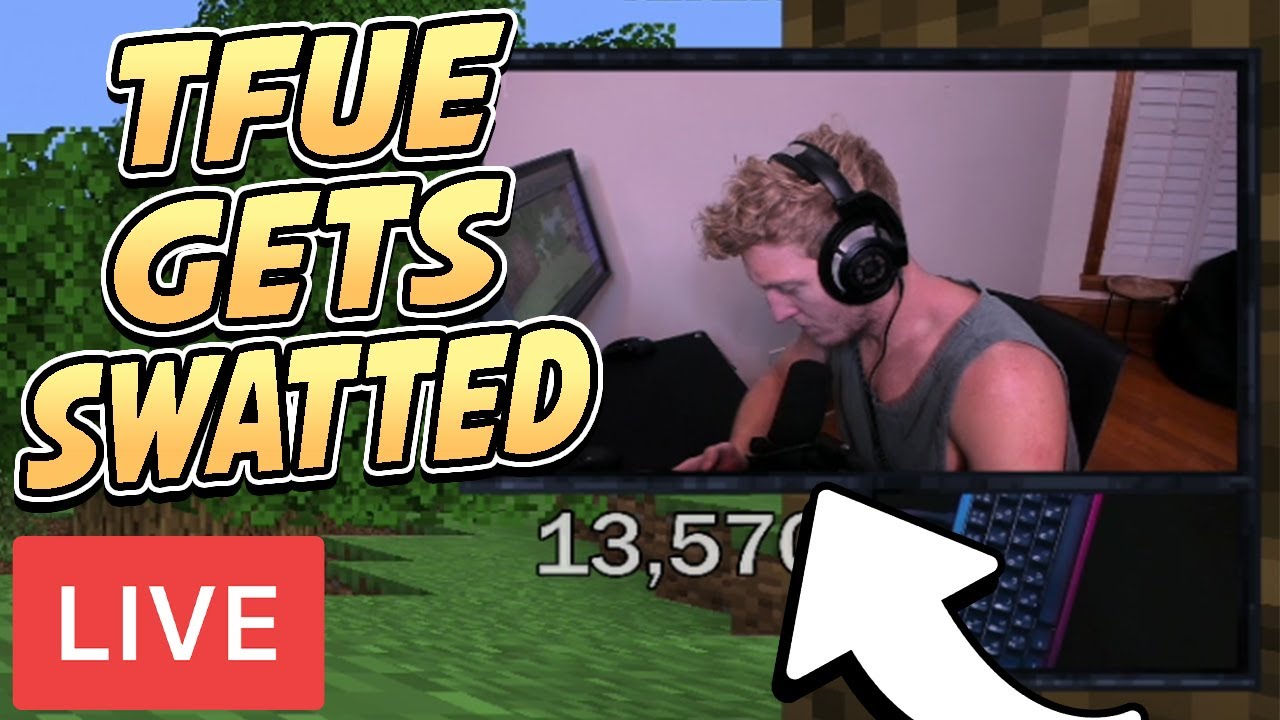 Tfue Gets Swatted While Live On Twitch & Then Gets A Donation From Swatter...