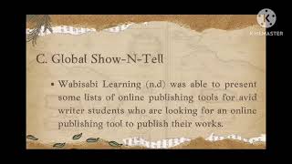 . STUDENT SAMPLE PROJECT USING OPEN-ENDED TOOLS