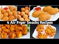 4 Easy Airfryer Snacks Recipes | Air Fryer Recipes | Evening Snacks