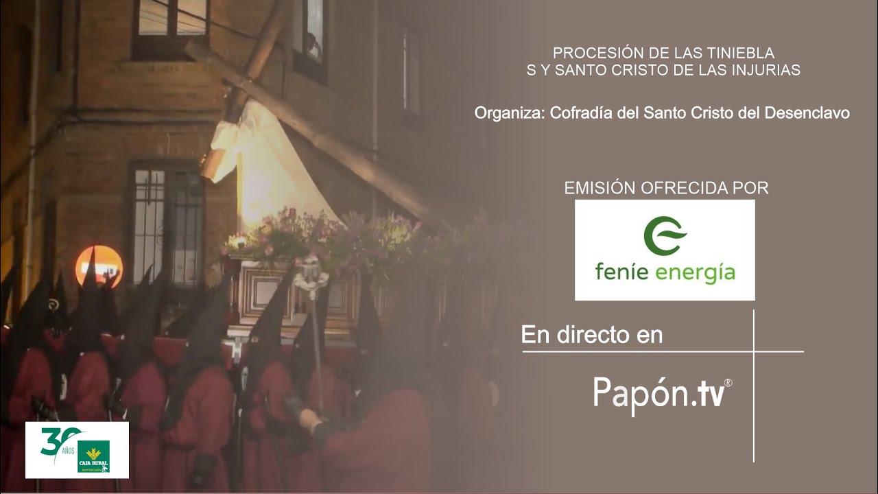 🔴📡 [DIRECTO] PROCESIÓN DE LAS TINIEBLAS Y SANTO CRISTO DE LAS INJURIAS 2025