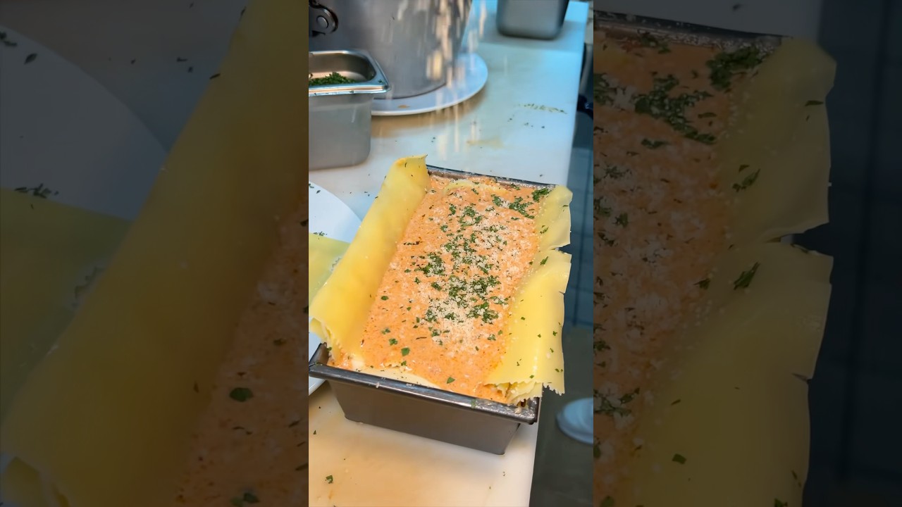 DEVOUR the LASAGNA CALABRESE from Terina NYC in Bay Ridge, Brooklyn! 🍝🔥🤤🤌 #DEVOURPOWER