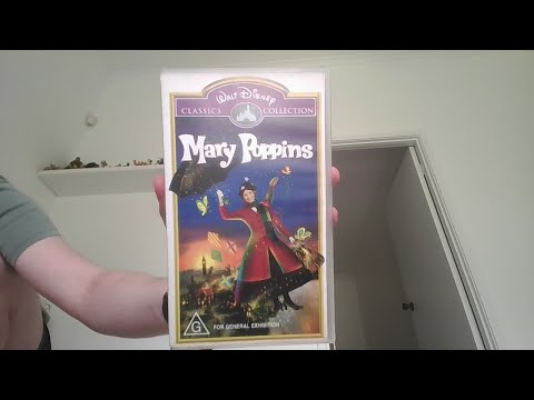 Mary Poppins Walt Disney Classics Collection VHS Australia
