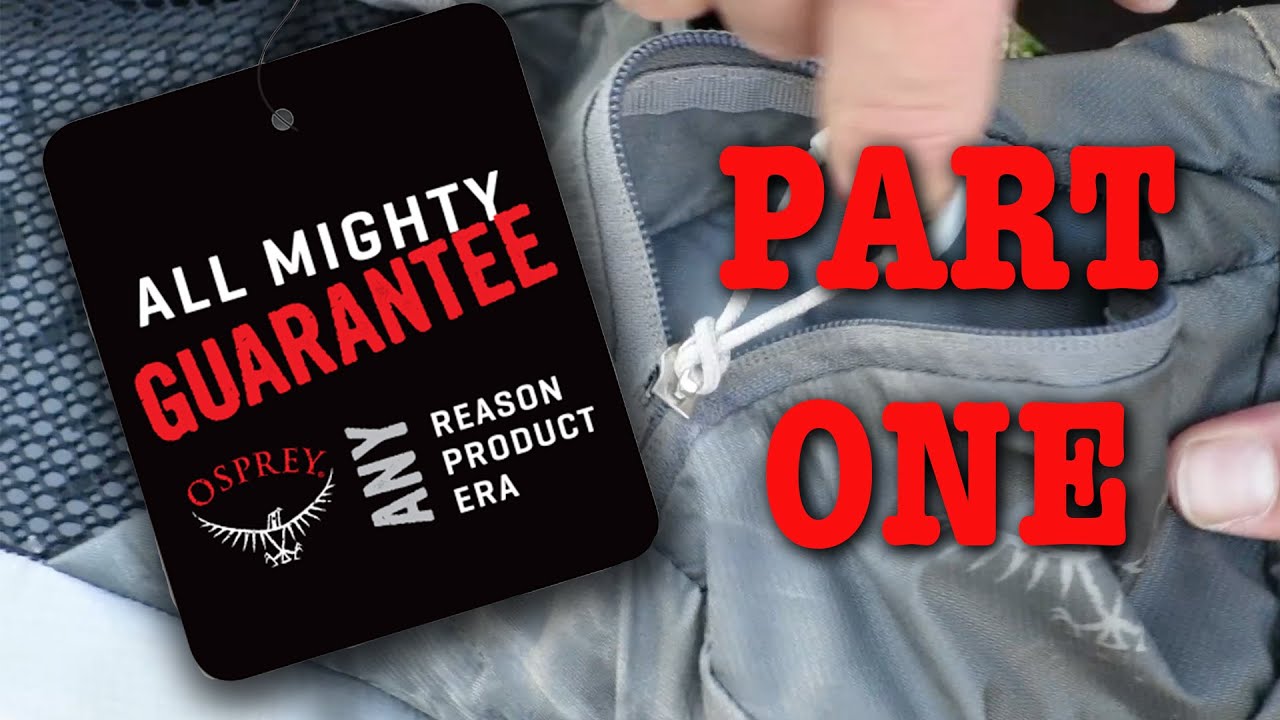 Testing The Osprey Packs All Mighty Guarantee Sent It Off YouTube