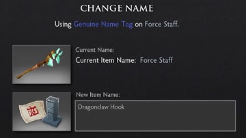 Dota 2 Name Tag preview