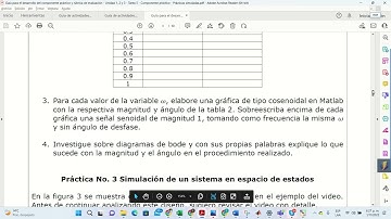 Práctica 2 Grafica de la respuesta en frecuencia de un sistema, Componente Práctico Control Análogo