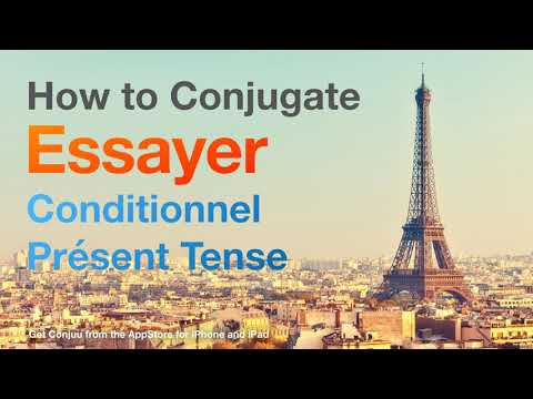 how to conjugate essayer in present