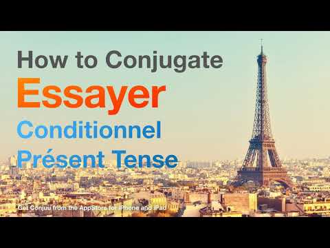 how conjugate essayer