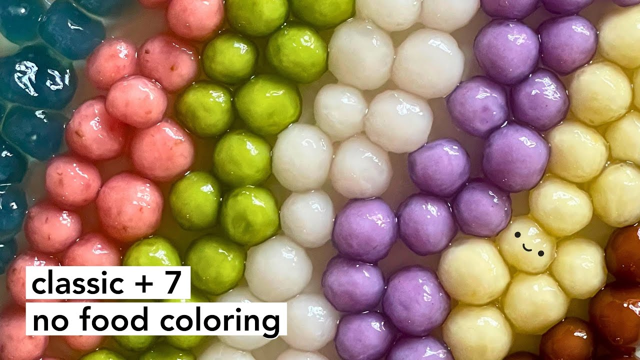 Tapioca Pearls (Boba) Recipe with Brown Sugar or Fruit - YouTube