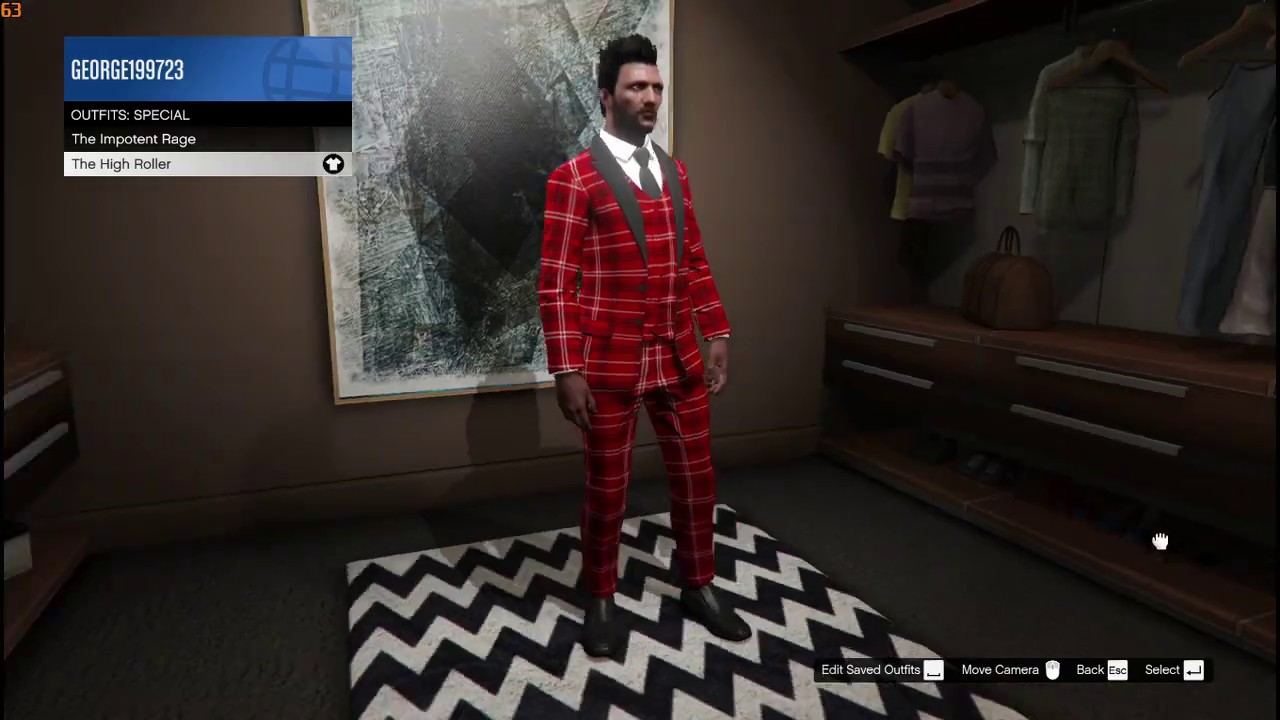 GTA Online I unlocked The High Roller Outfit YouTube