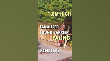 STUNNING TANALISED TIMBER! | Fence Installation #shorts
