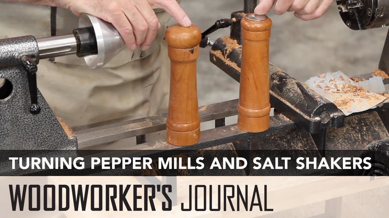 Woodturning Project Pepper Mills and Salt Shakers YouTube