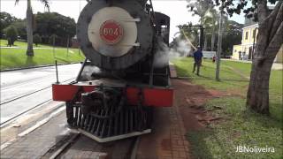 Jaguariuna - Maria Fumaça 1 - Estação ferroviária Mogiana - Vídeo 2