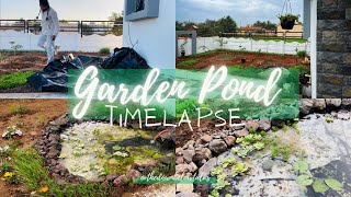 How To Make A Small Pond | Home Garden | Timelapse #gardenpond #diy #backyardpond