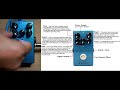 Pedaliction series  mosky magnetic delay  keeley mag echo clone  unboxing  pedal demo