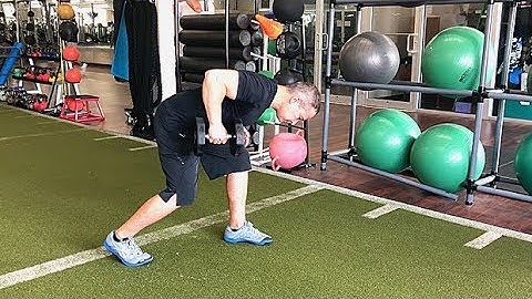 Free-Standing Dumbbell Row