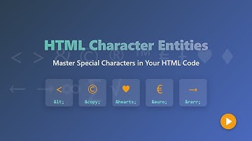 HTML Character Entities: Beginner