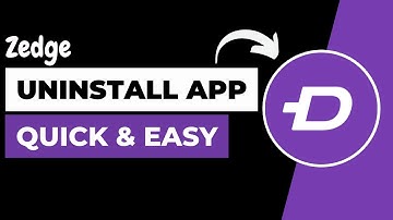 How to Un-install Zedge App - Remove Zedge Application !