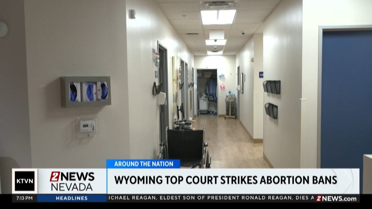 Wyoming Supreme Court strikes down state's near-total abortion ban