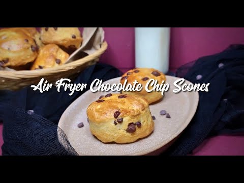 Air Fryer Chocolate Chip Scones Recipe | Instant Vortex | South African Scones | EatMee Recipes