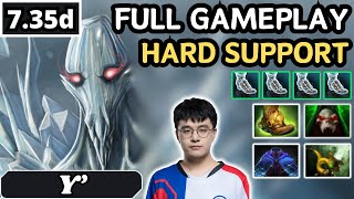 7.35d - Y' ANCIENT APPARITION Hard Support Gameplay 25 ASSISTS - Dota 2 Full Match Gameplay