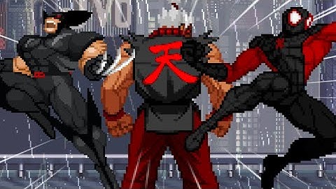 Playing MUGEN With My MARVEL Team