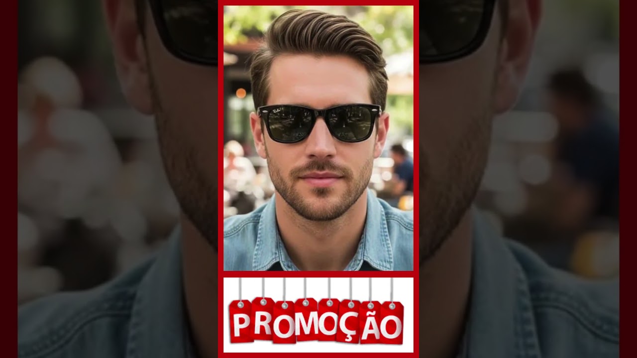 💰 PROMOÇÃO EXCLUSIVA - Ray-Ban Unisex Rb4340 Wayfarer Ease Square