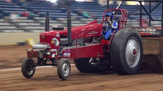 Tractor Pull 2024: Hot Rod V8 Tractors. Southern Invitational qualifying. Murfreesboro Tennessee.