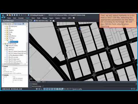 Import CSV into ZWCAD - Spatial Manager TP