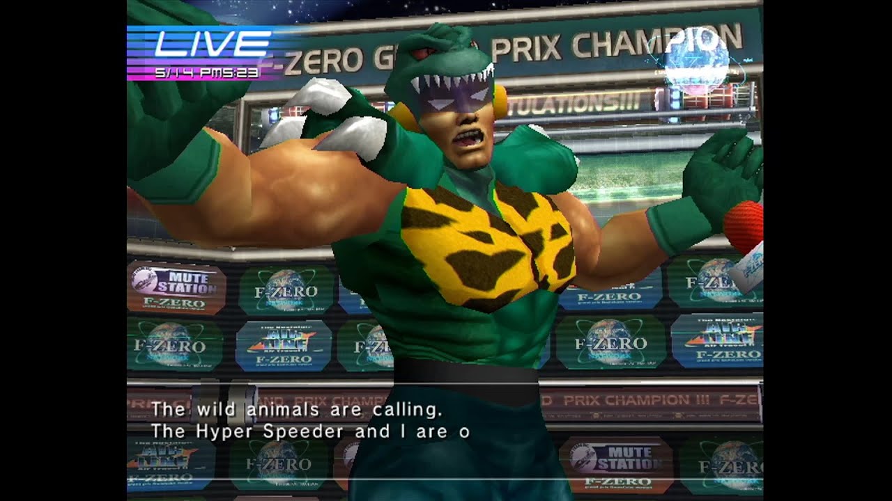 FZero GX TV Interviews in HD Pilot 18 Beastman YouTube