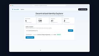SecureDID — Decentralized Identity for Academic Credentials | Final Year Project Demo