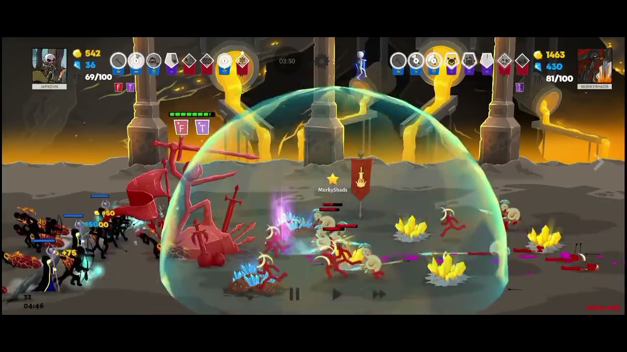 Stick War Saga: Sickle Wrath, Spearton Spam vs. Wall, Meric Archer