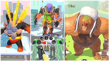 Helicopter Hit Giant Attack, New Android Games Gameplay 2023 Walkthrough ios Simulato‪r Trailer