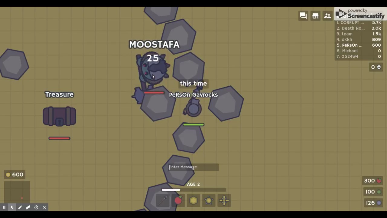 MooMoo.io - Fastest Way To Kill Moostafa Using A Stick 