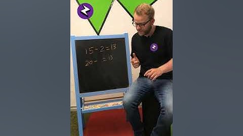 Zap Maths Tutorial: Subtraction (Number Bonds 13)
