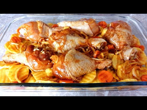 Обалденные, вкусные куриные ножки. Куриные ножки в маринаде с овощами
