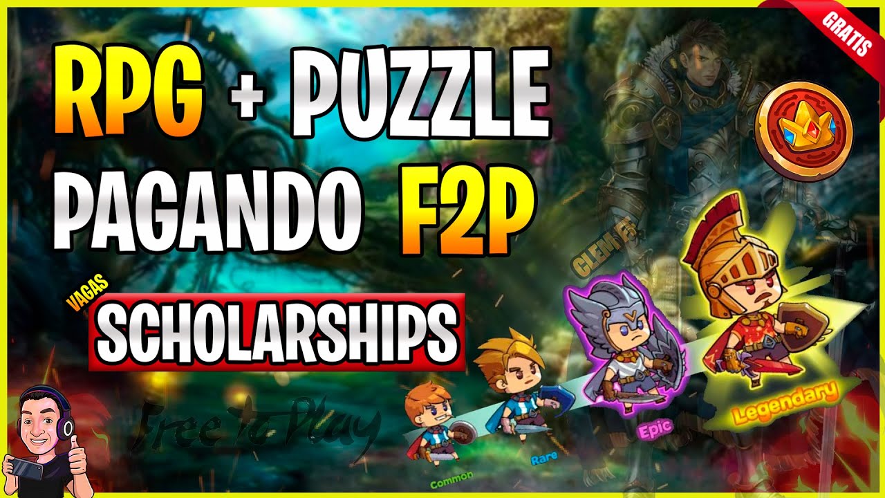 NOVO JOGO NFT RPG+PUZZLE MUITO MANEIRO - GRÁTIS E PAGANDO! VAGAS