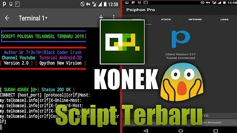cara internetan gratis kartu telkomsel opok dengan aplikasi qpython dan psihone script terbaru 2019