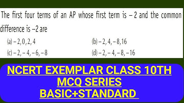 The first four terms of an AP whose first term is 2 and the common difference is -2