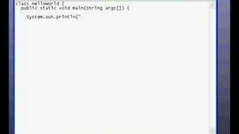 Java HelloWorld Test/Tutorial