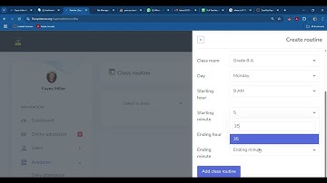 Create Or Add Class Routine On Systemar School Management System