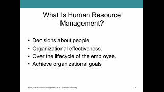 MGMT 430   Chapter 1 Introduction to HR pt 1