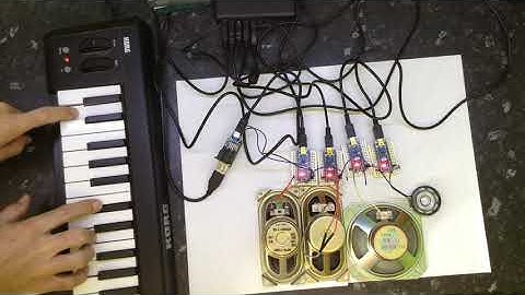 Arduino Multi MIDI Tone Module