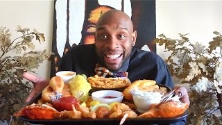 "EASTER SUNDAY"  DINNER MUKBANG.  "CAPTAIN D'S SEAFOOD"(2815 S. Perkins Rd.)