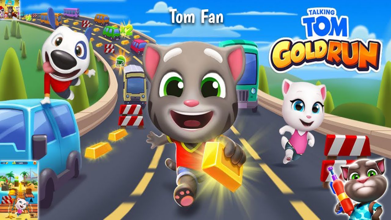 Talking Tom Gold Run - Funny cat Speedrun Gameplay By Tom Fan 🔥