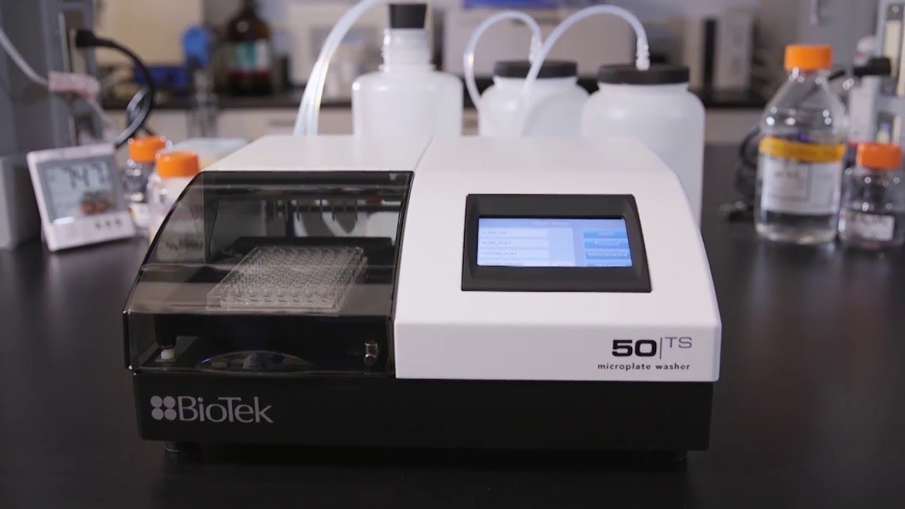 BioTek 50TS 全彩觸控式微量盤清洗機 產品介紹 YouTube