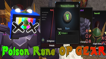 New Code! Poison Rune + Pyromancers + Forging OP Weapon And Armor In The Forge