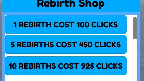 How To Make A Clicker Simulator Part 6 (ScrollingFrame Rebirths) roblox studio