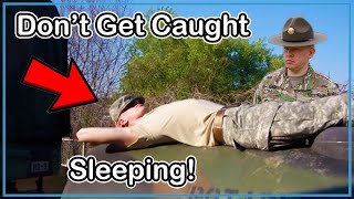 Never Get Caught Sleeping In Basic Training